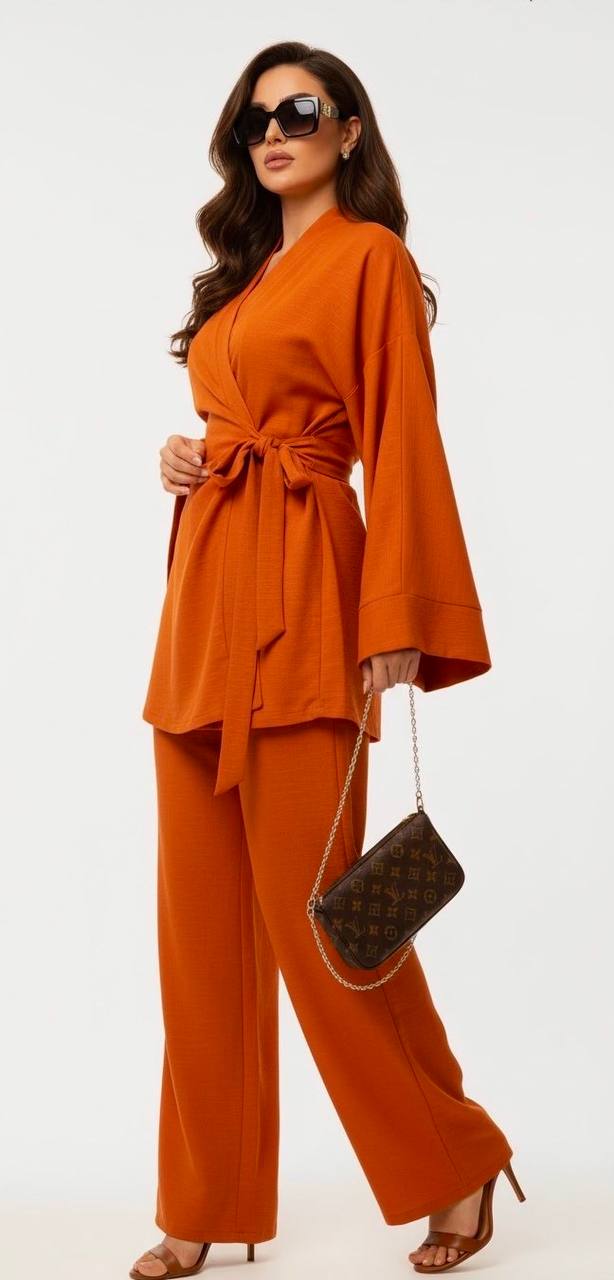 ensemble pantalon + kimono